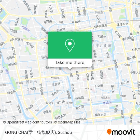 GONG CHA(学士街旗舰店) map