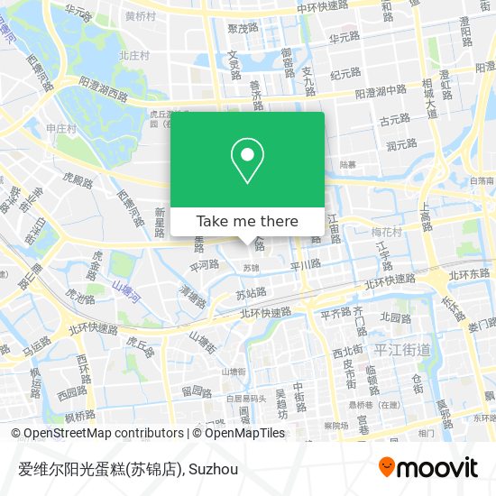 爱维尔阳光蛋糕(苏锦店) map