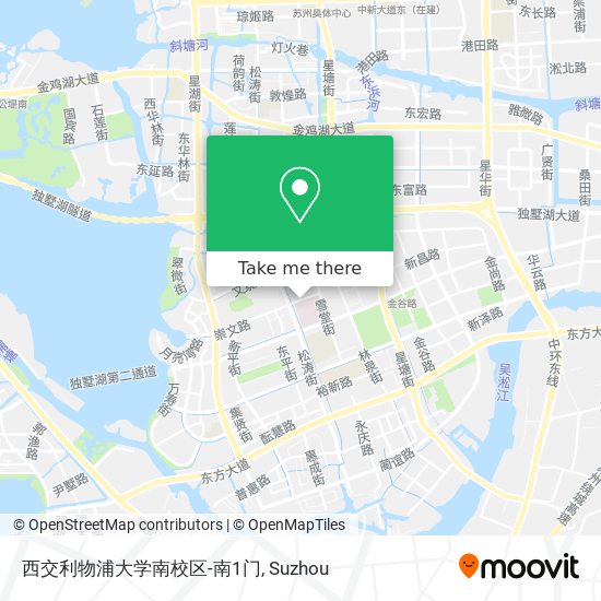 西交利物浦大学南校区-南1门 map