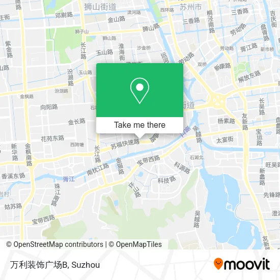 万利装饰广场B map