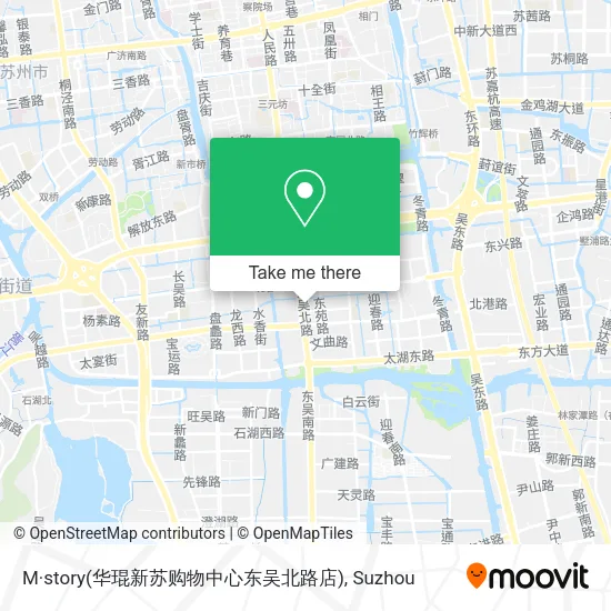 M·story(华琨新苏购物中心东吴北路店) map