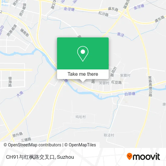 CH91与红枫路交叉口 map