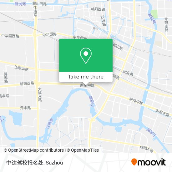 中达驾校报名处 map