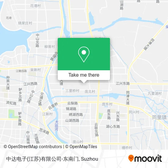 中达电子(江苏)有限公司-东南门 map