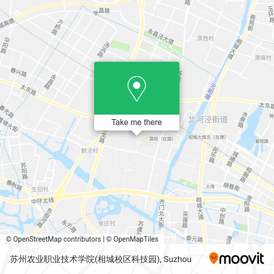 苏州农业职业技术学院(相城校区科技园) map