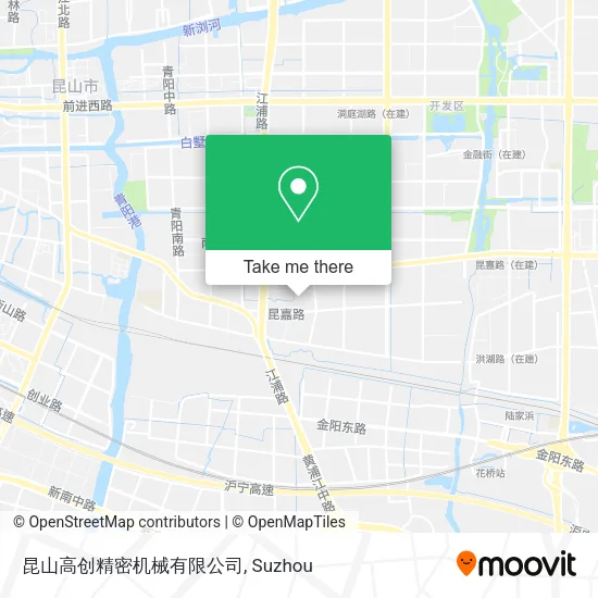昆山高创精密机械有限公司 map