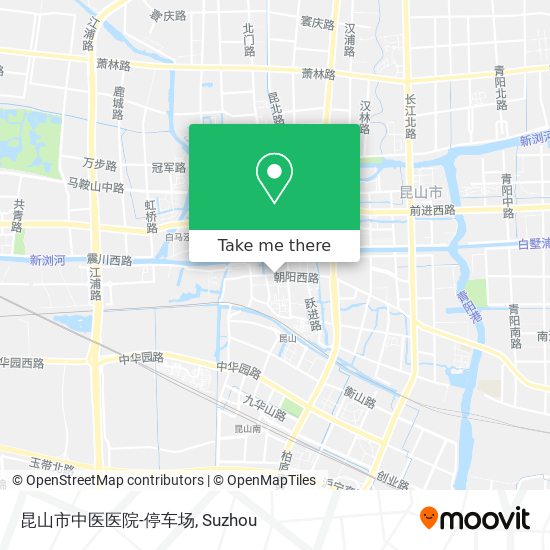 昆山市中医医院-停车场 map
