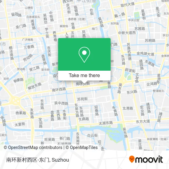 南环新村西区-东门 map