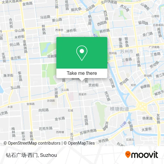 钻石广场-西门 map