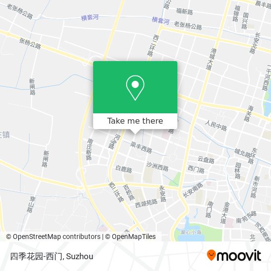 四季花园-西门 map