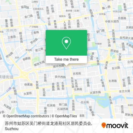 苏州市姑苏区吴门桥街道龙港苑社区居民委员会 map