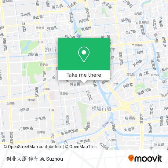 创业大厦-停车场 map