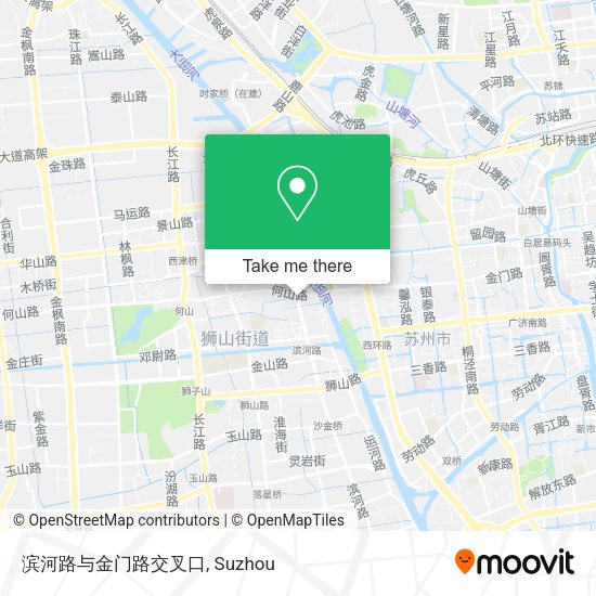 滨河路与金门路交叉口 map