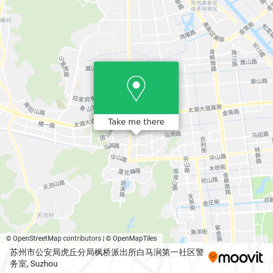 苏州市公安局虎丘分局枫桥派出所白马涧第一社区警务室 map