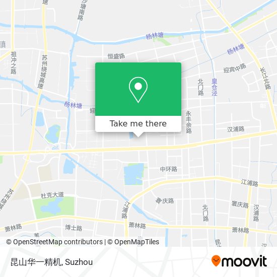 昆山华一精机 map