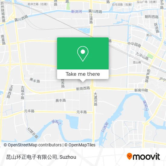 昆山环正电子有限公司 map