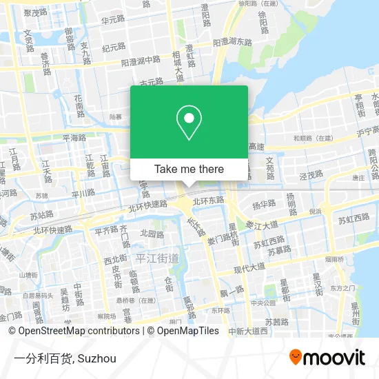 一分利百货 map