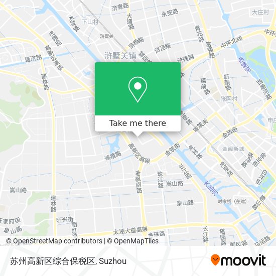 苏州高新区综合保税区 map