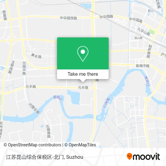 江苏昆山综合保税区-北门 map
