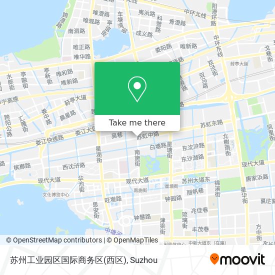 苏州工业园区国际商务区(西区) map