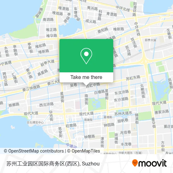 苏州工业园区国际商务区(西区) map