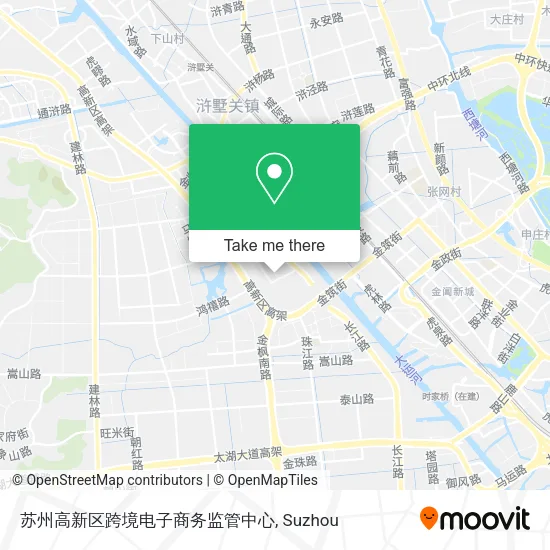 苏州高新区跨境电子商务监管中心 map