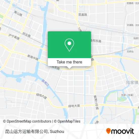 昆山远方运输有限公司 map