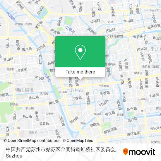 中国共产党苏州市姑苏区金阊街道虹桥社区委员会 map