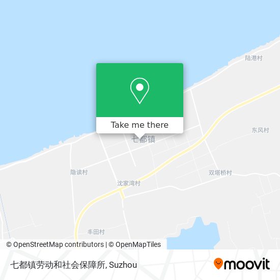 七都镇劳动和社会保障所 map
