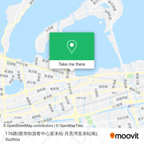 176路(星华街游客中心首末站-月亮湾首末站南) map