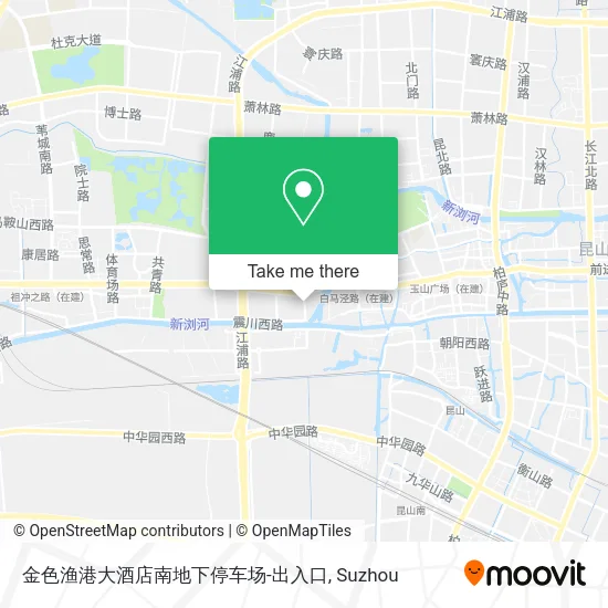 金色渔港大酒店南地下停车场-出入口 map