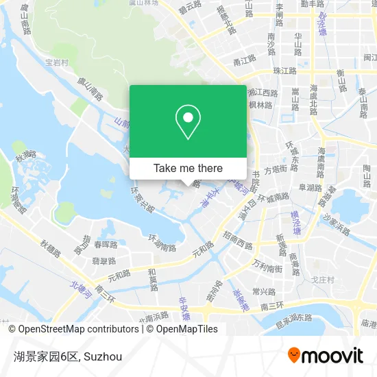 湖景家园6区 map