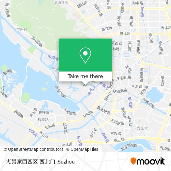 湖景家园四区-西北门 map