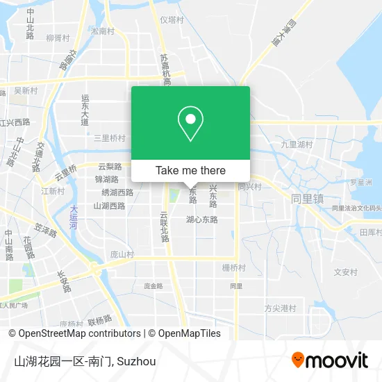 山湖花园一区-南门 map