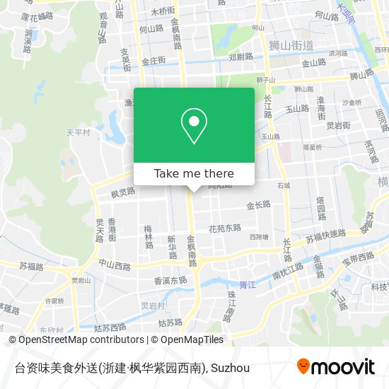 台资味美食外送(浙建·枫华紫园西南) map
