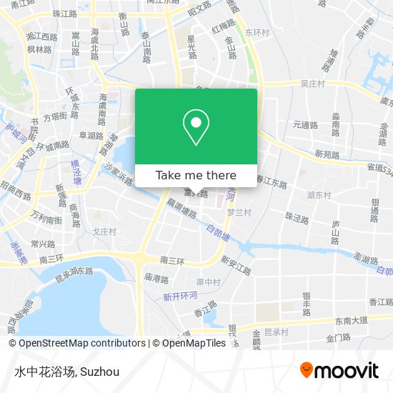 水中花浴场 map