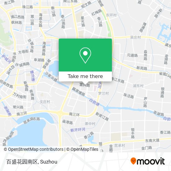 百盛花园南区 map