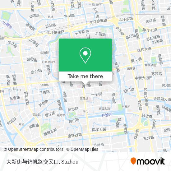 大新街与锦帆路交叉口 map