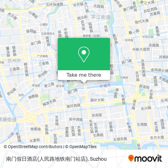 南门假日酒店(人民路地铁南门站店) map