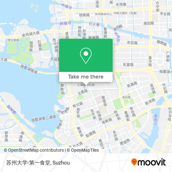 苏州大学-第一食堂 map
