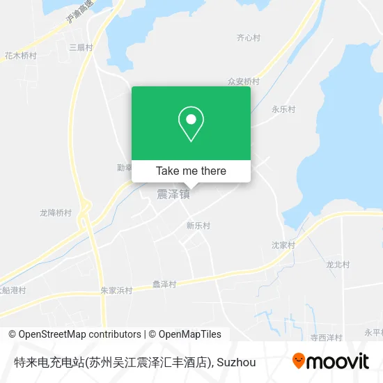 特来电充电站(苏州吴江震泽汇丰酒店) map