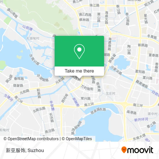 新亚服饰 map