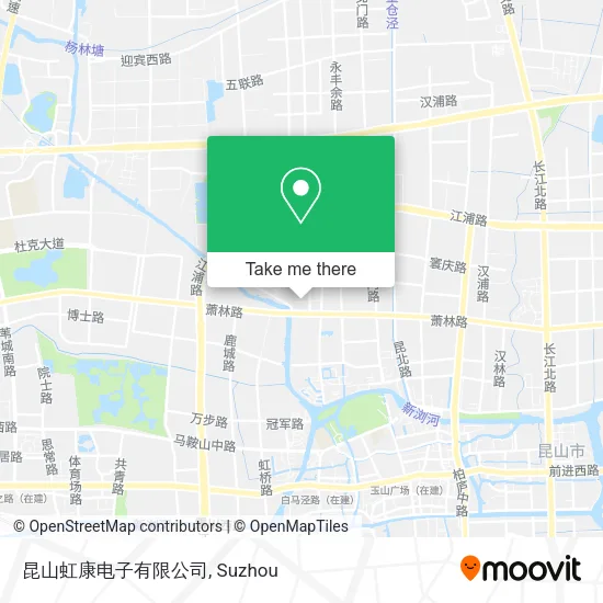 昆山虹康电子有限公司 map