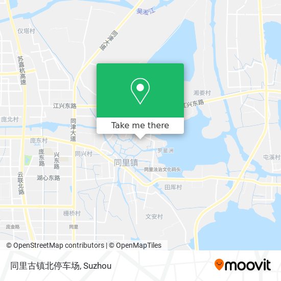 同里古镇北停车场 map