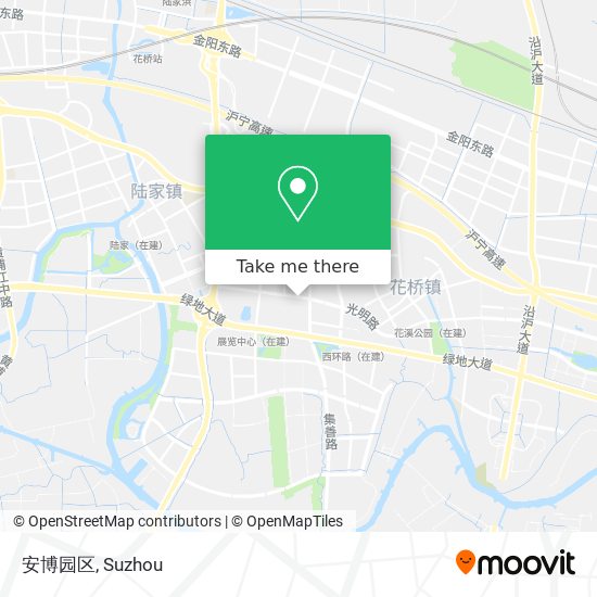 安博园区 map