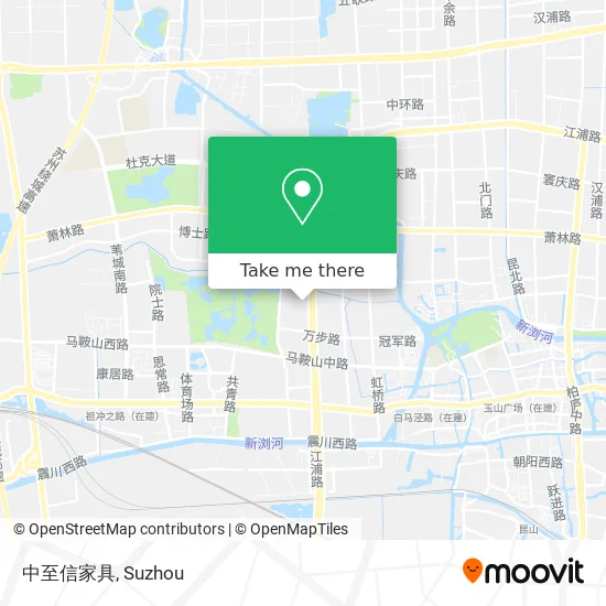 中至信家具 map