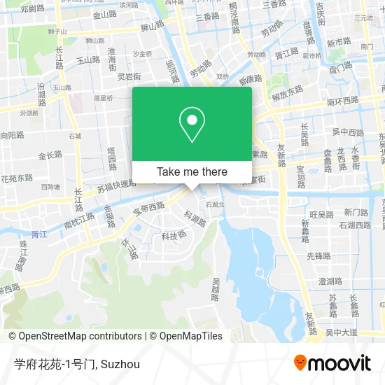 学府花苑-1号门 map