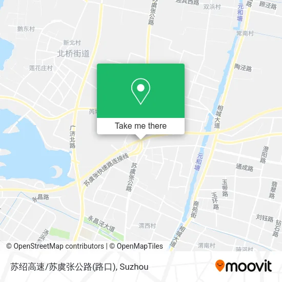 苏绍高速/苏虞张公路(路口) map