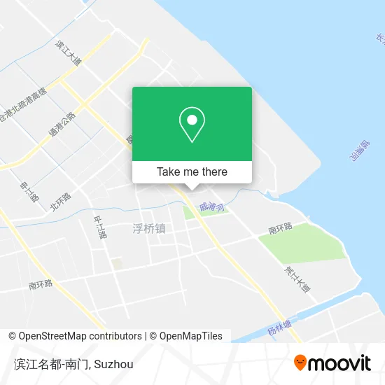 滨江名都-南门 map