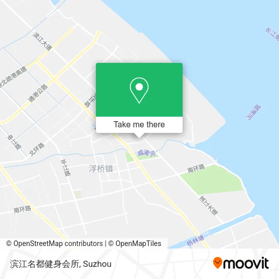 滨江名都健身会所 map